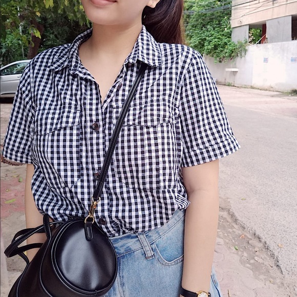 Tops - Checked Shirt.